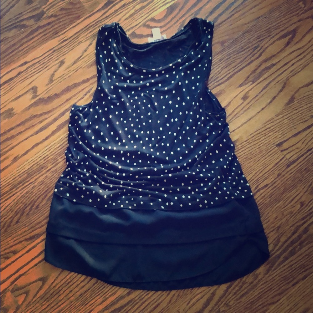 LOFT  Black Tank/Blouse
